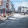 Original Painting Totnes High Street Devon