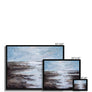 Light on Waves Budget Framed Poster