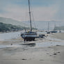 Canvas Print Sail Away at Aveton Gifford Estuary Devon