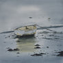 Canvas Print Ropes and Reflections at Dartmouth Devon