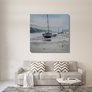 Canvas Print Sail Away at Aveton Gifford Estuary Devon