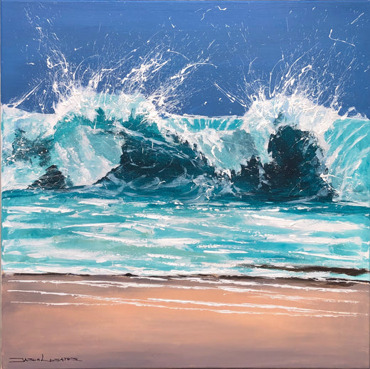 Half Price Sale Original Acrylic Painting Waves of Change