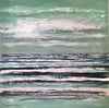 Original Painting Rolling Waves Bigbury Bay Devon