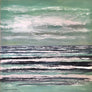 Original Painting Rolling Waves Bigbury Bay Devon
