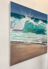 Original Acrylic Painting Light on Waves