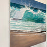 Original Acrylic Painting Light on Waves