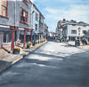 Original Painting Totnes High Street Devon
