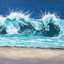Original Painting Waves of Change