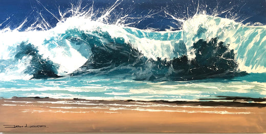 Original Painting Double Wave