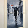 SOLD Original Painting Paris Metro Reflections