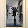 SOLD Original Painting Paris Metro Reflections