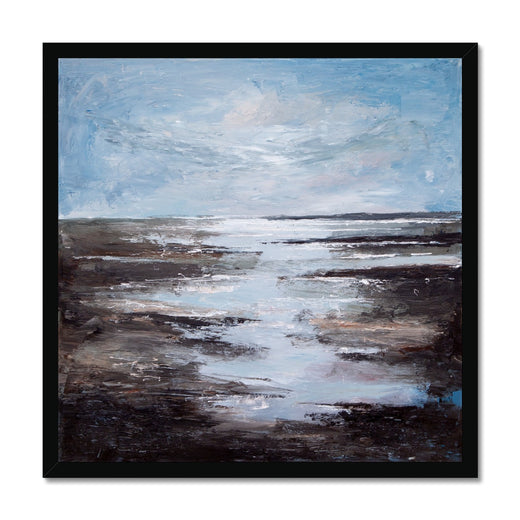 Light on Waves Budget Framed Poster