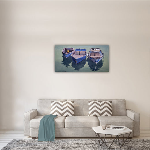 Canvas Print Reflections and Ropes