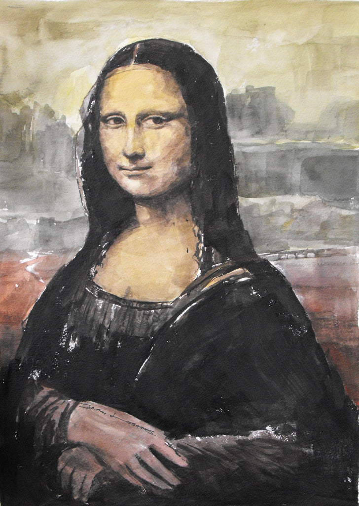 Canvas Print Mona Lisa Jason Liosatos Art canvas-print-mona-lisa-jason-liosatos-art